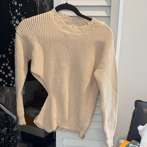 IRO Cream Crew Neck Sweater